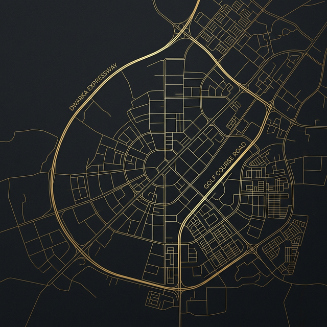 Gurgaon Growth Corridor Map